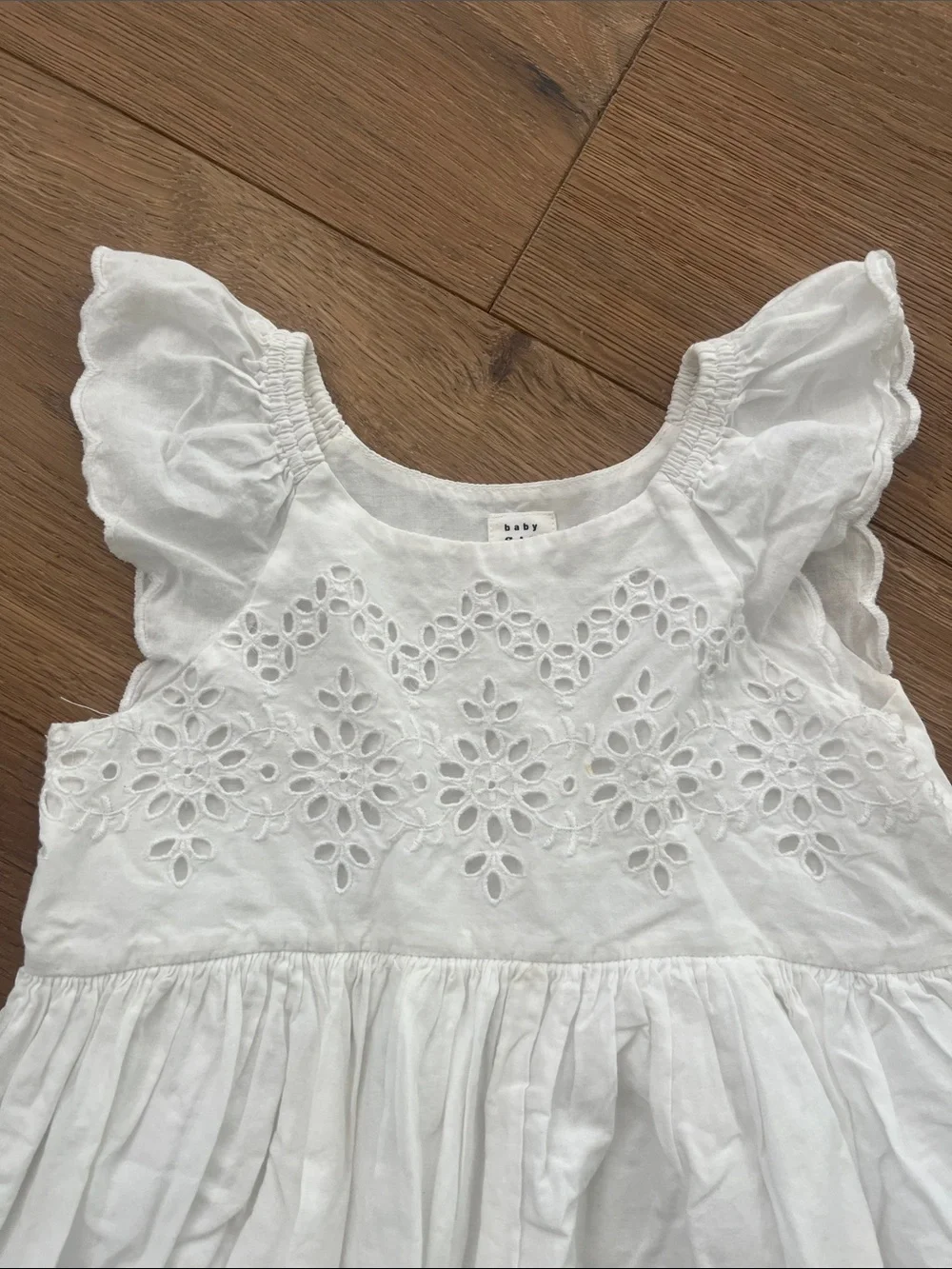 GAP 3T white dress